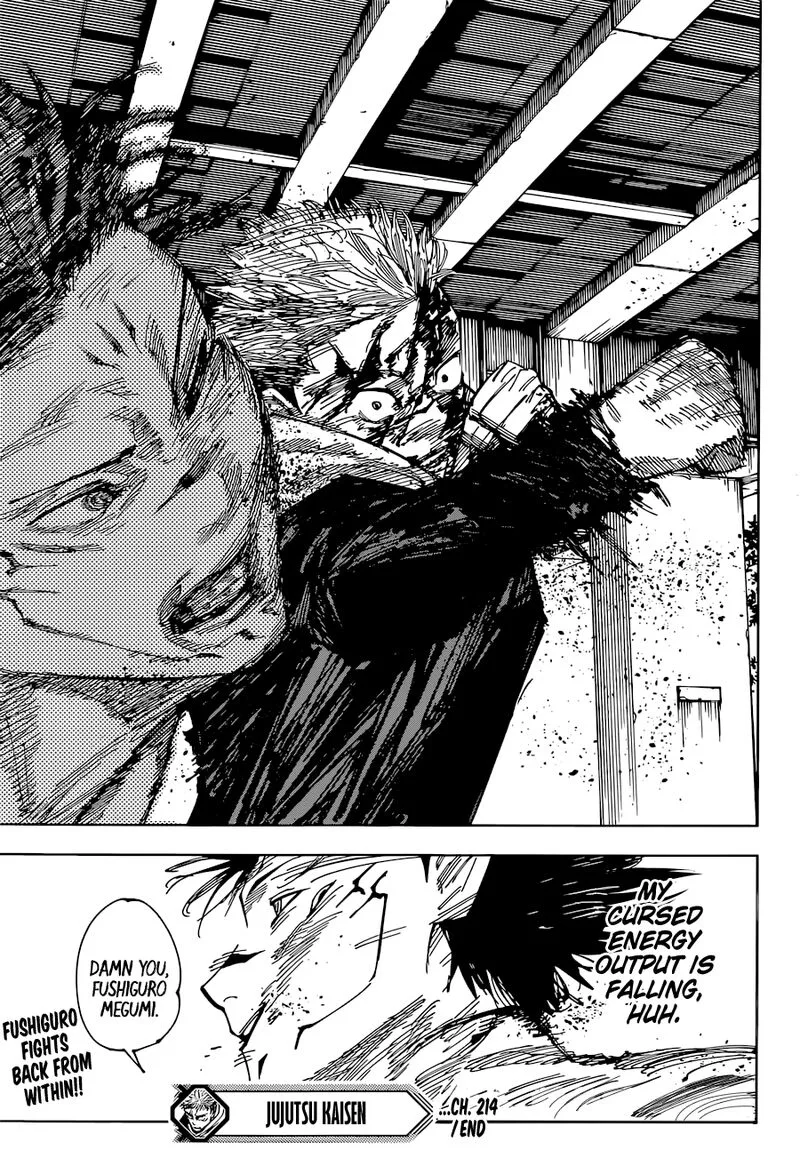 JUJUTSU KAISEN Chapter 214 page 18