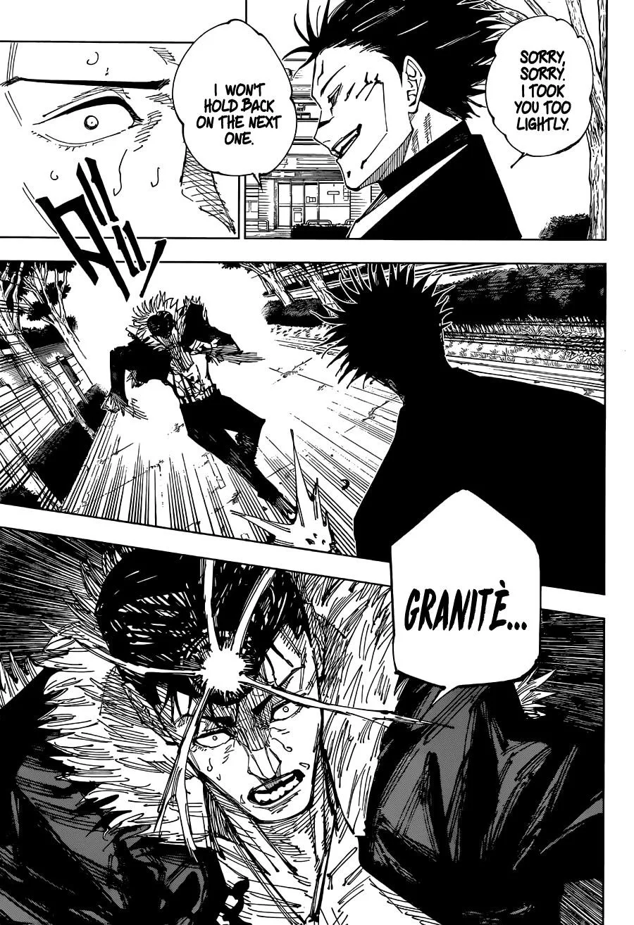 JUJUTSU KAISEN Chapter 216 page 17