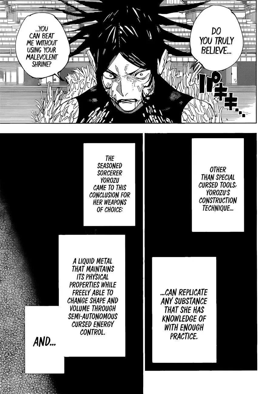 JUJUTSU KAISEN Chapter 217 page 17