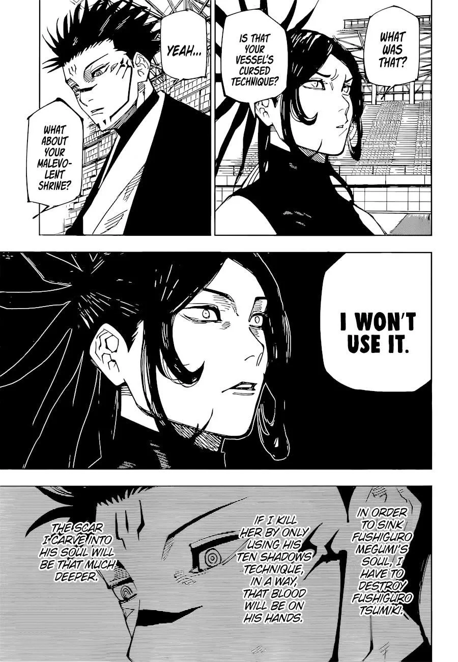 JUJUTSU KAISEN Chapter 217 page 15
