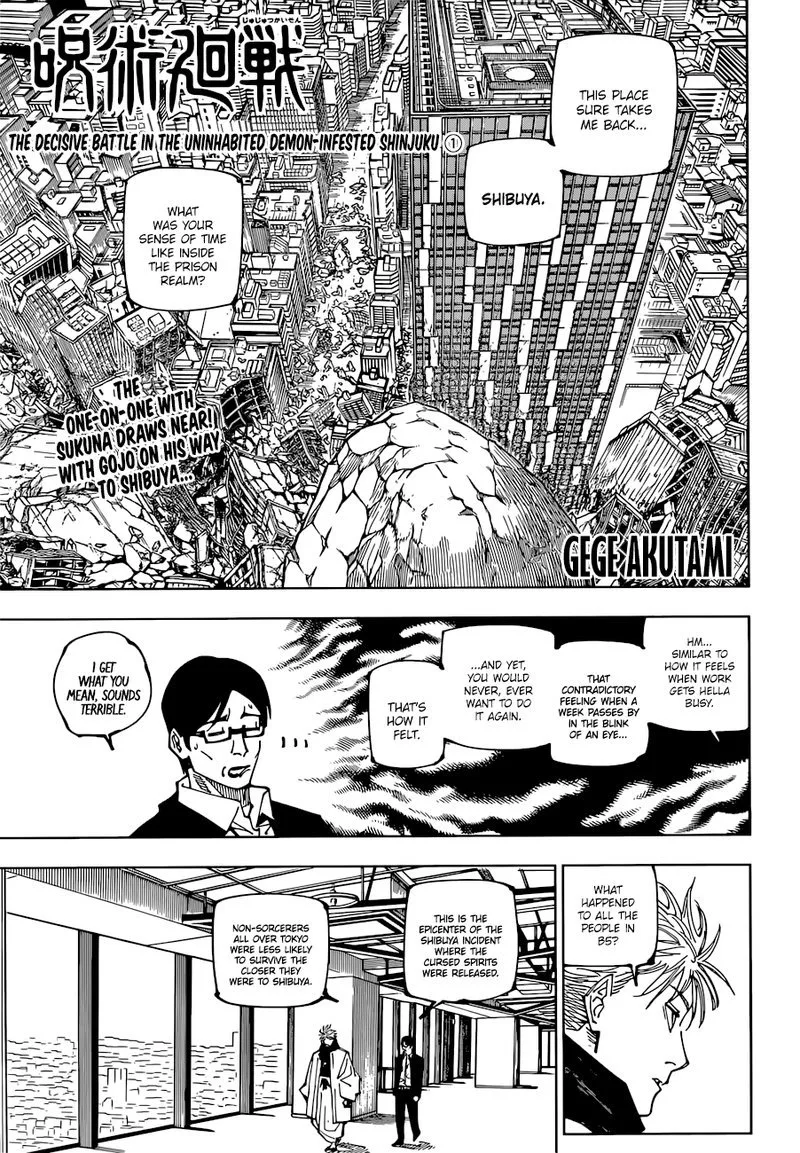 JUJUTSU KAISEN Chapter 223 page 2