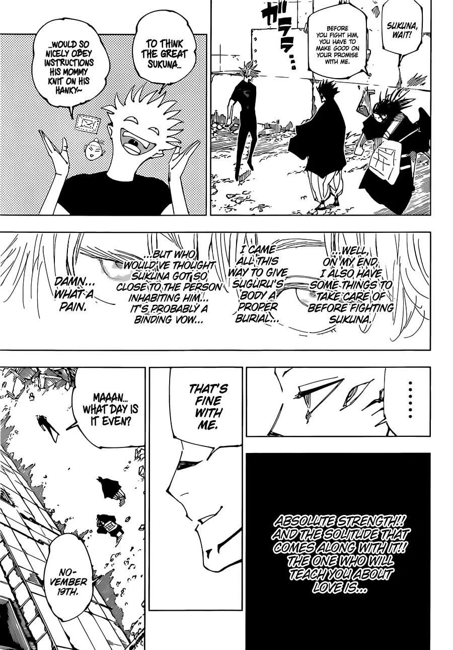 JUJUTSU KAISEN Chapter 221 page 17