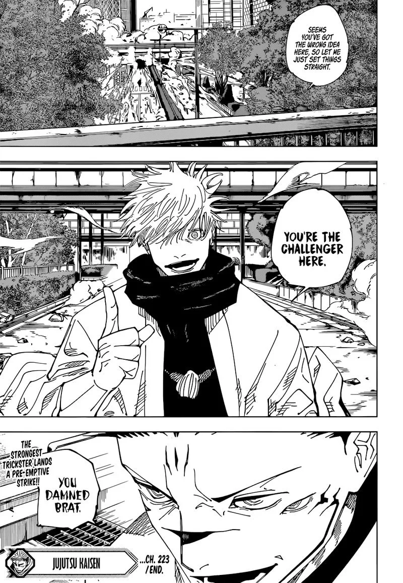 JUJUTSU KAISEN Chapter 223 page 18
