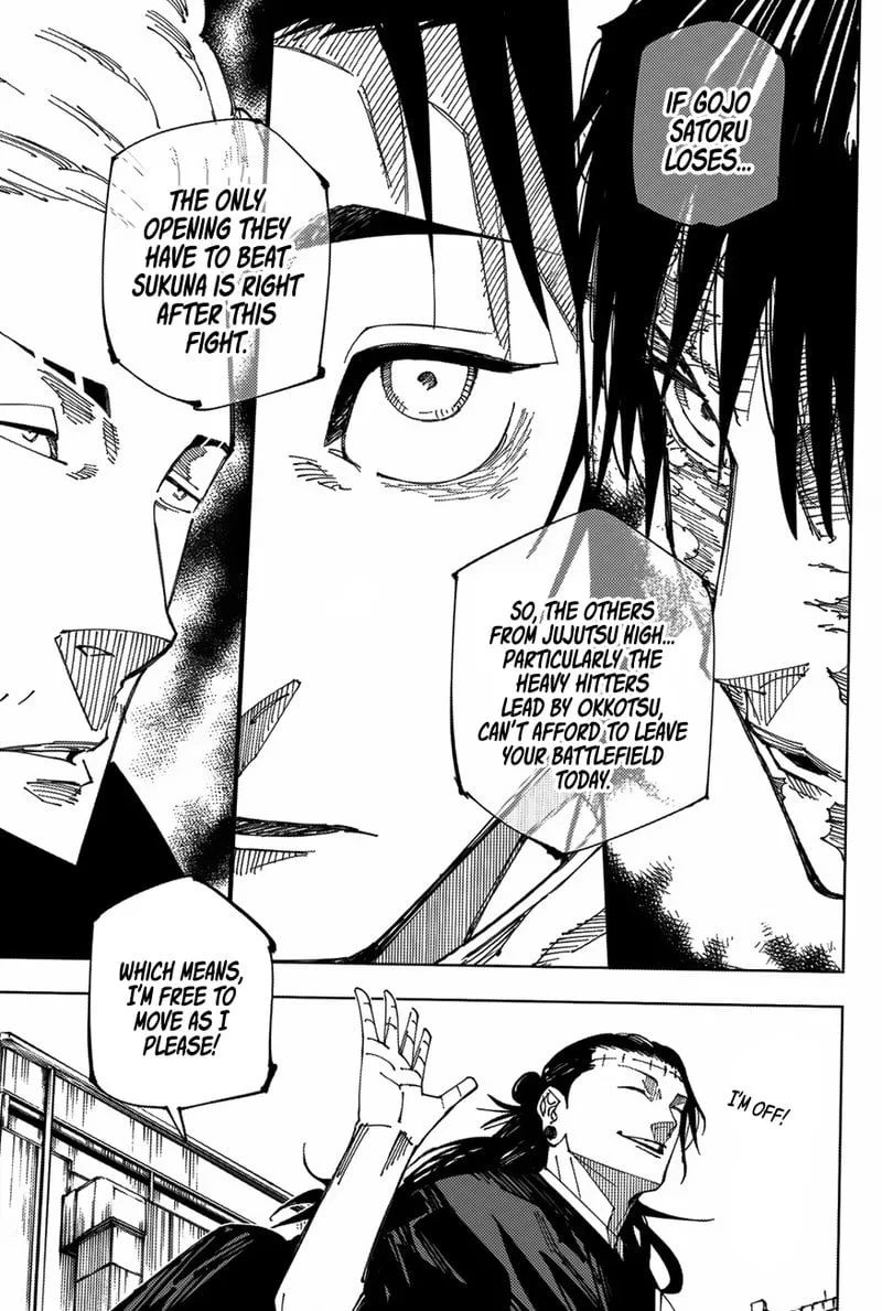 JUJUTSU KAISEN Chapter 222 page 14