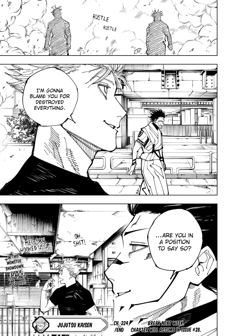 JUJUTSU KAISEN Chapter 224 page 20