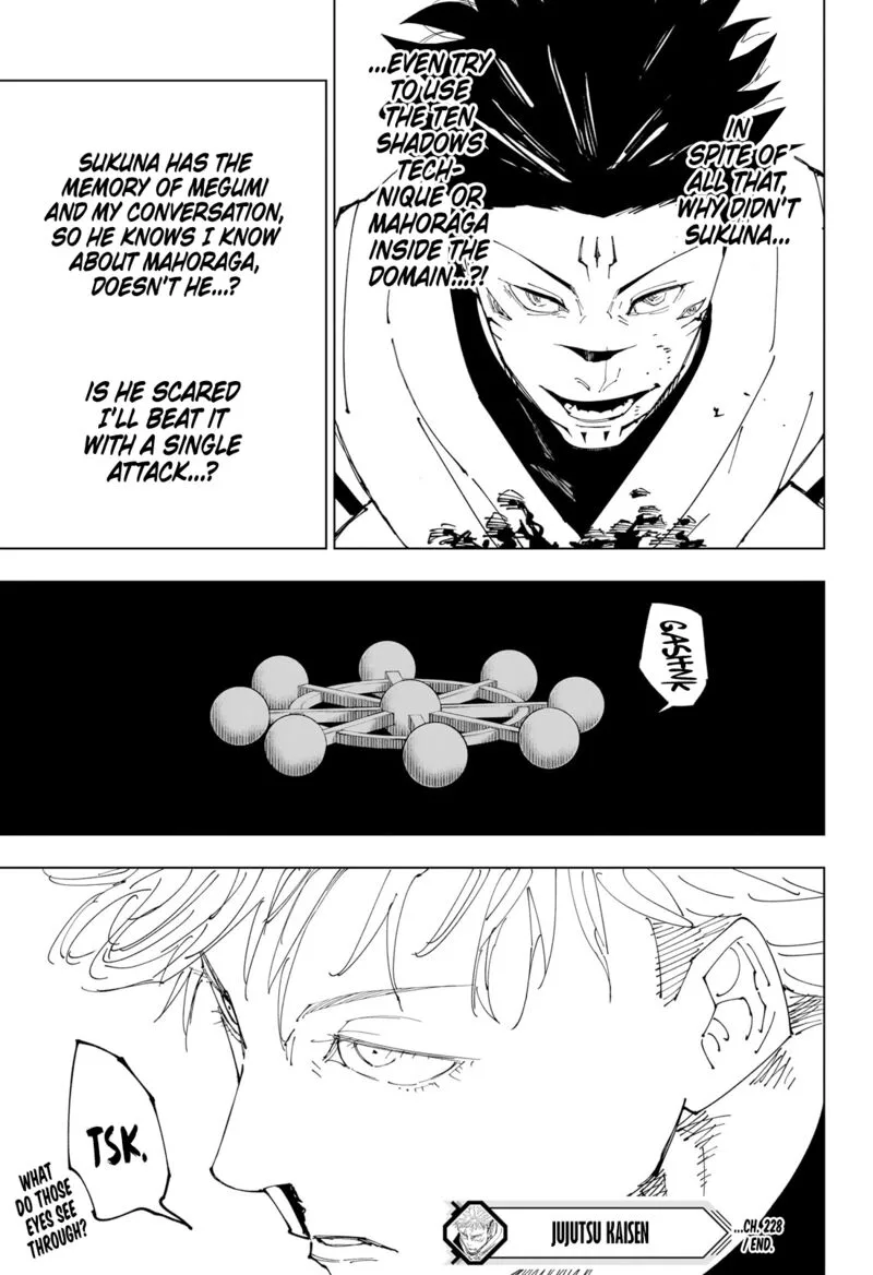 JUJUTSU KAISEN Chapter 228 page 19