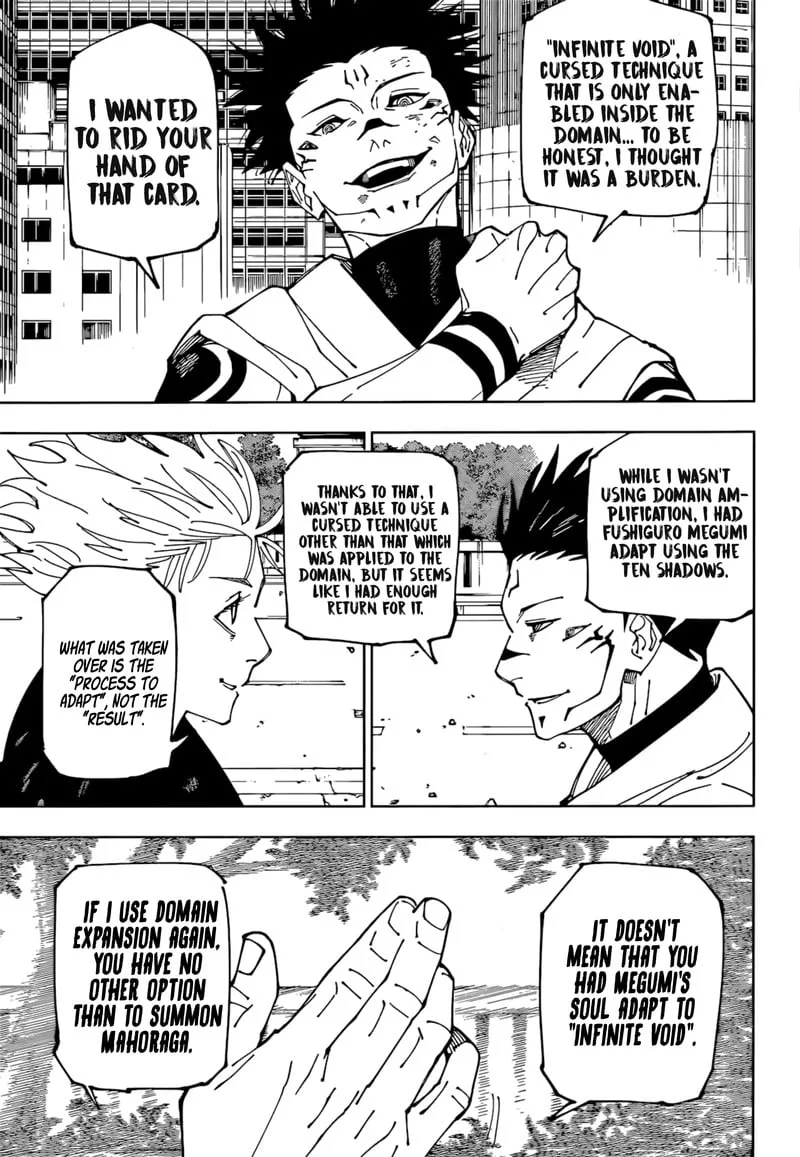 JUJUTSU KAISEN Chapter 230 page 8