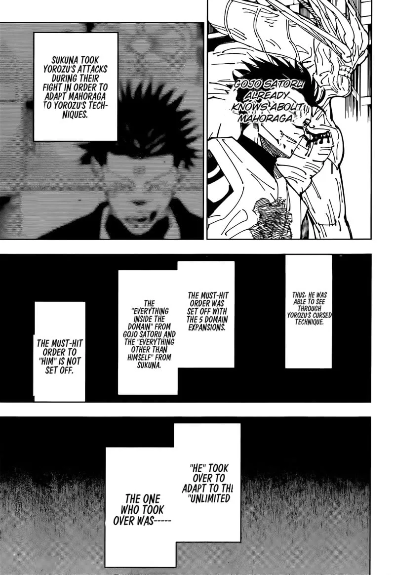 JUJUTSU KAISEN Chapter 230 page 4