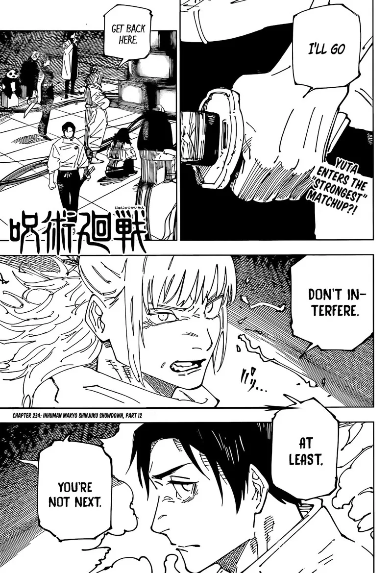 JUJUTSU KAISEN Chapter 234 page 2