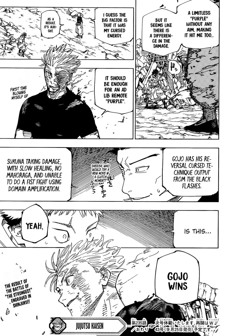 JUJUTSU KAISEN Chapter 235 page 19