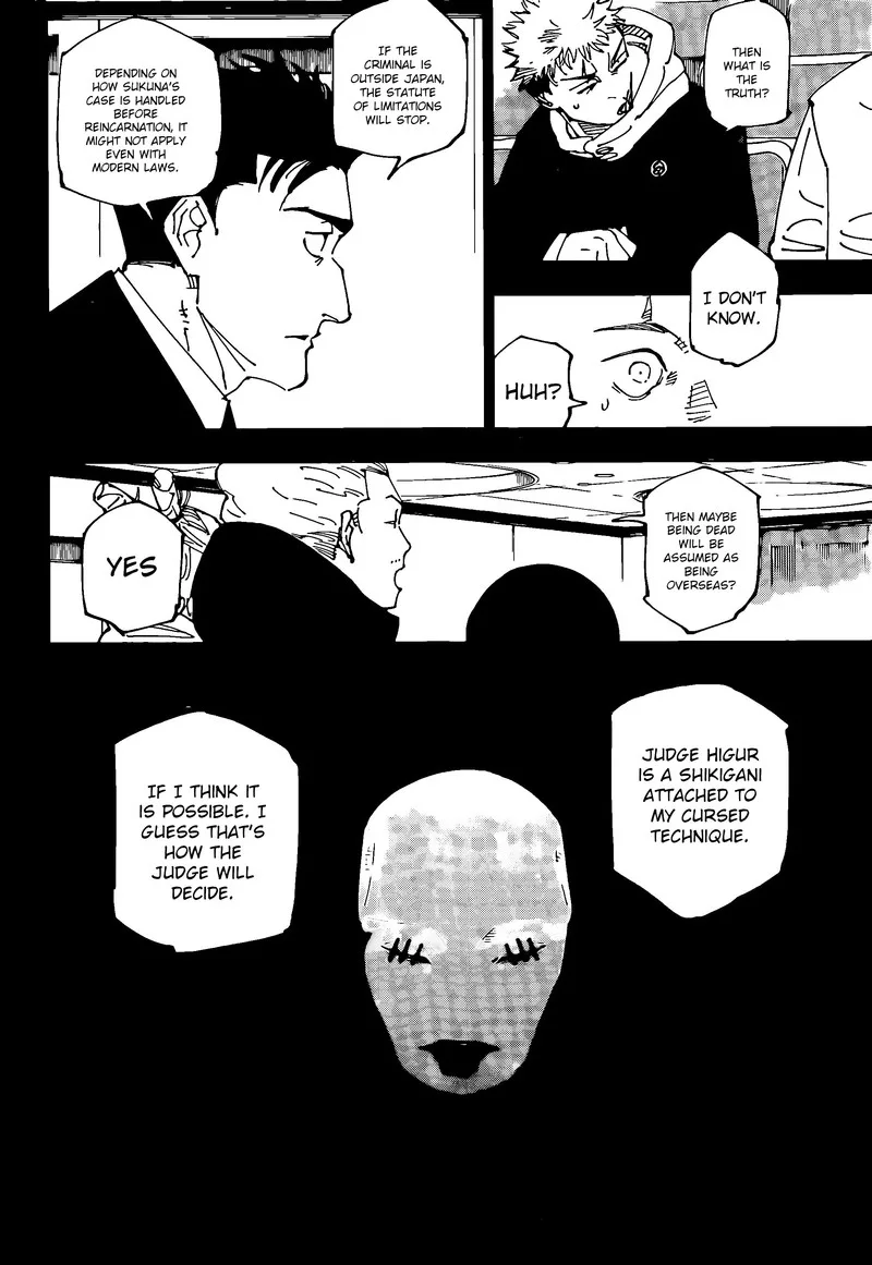 JUJUTSU KAISEN Chapter 244 page 11