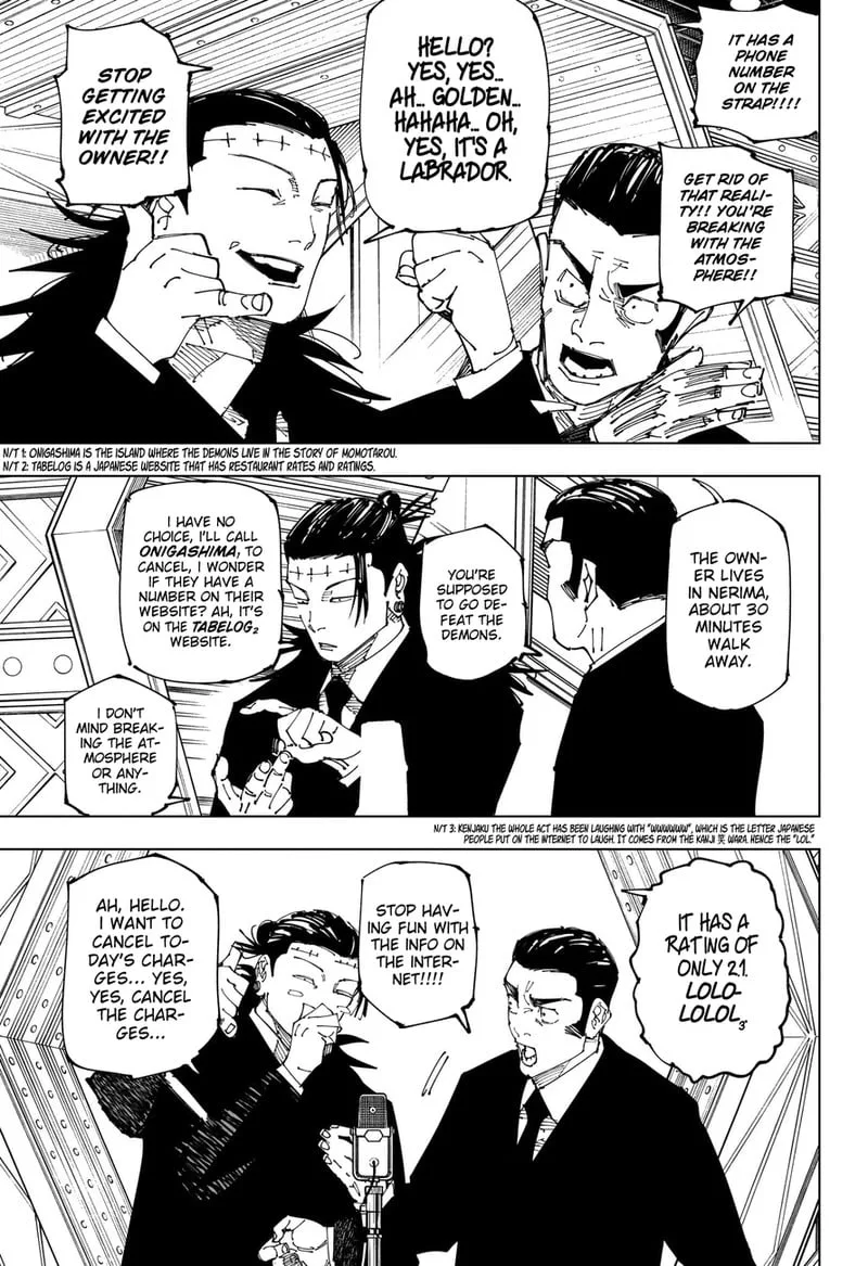 JUJUTSU KAISEN Chapter 243 page 8