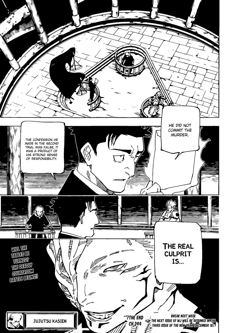 JUJUTSU KAISEN Chapter 244 page 20
