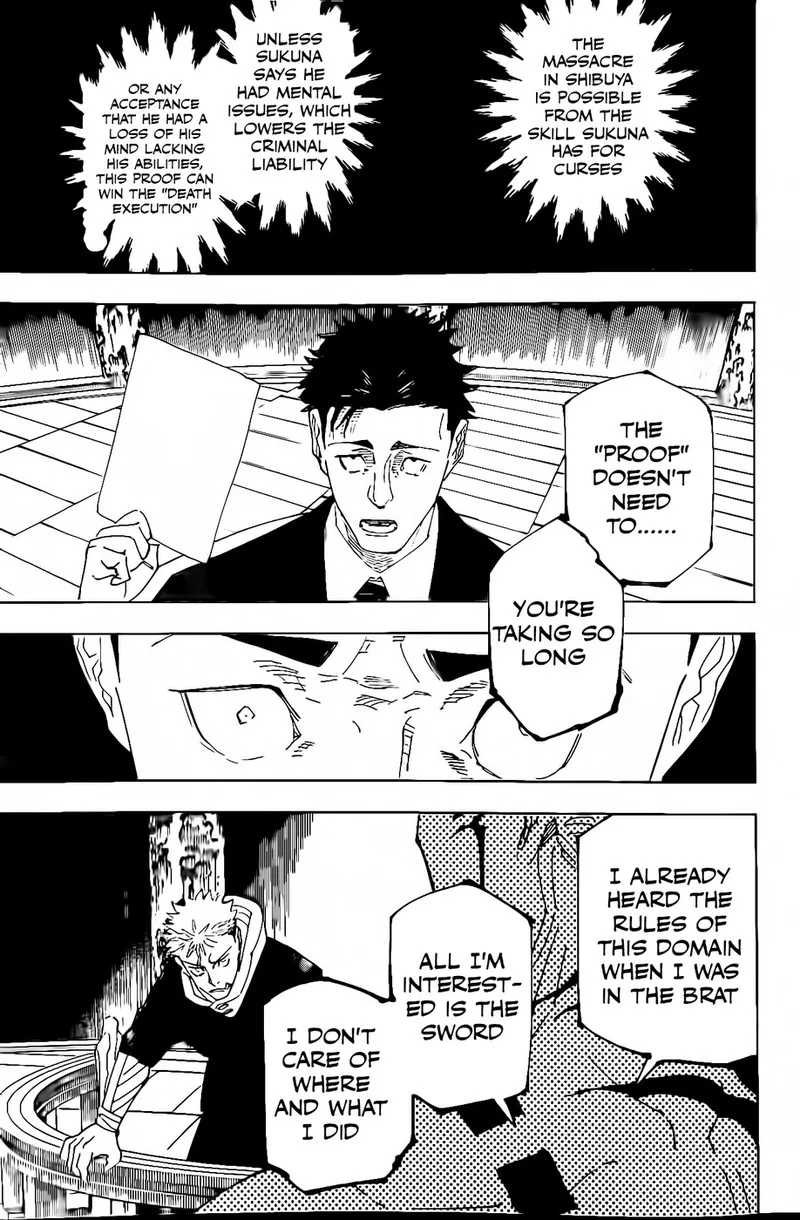 JUJUTSU KAISEN Chapter 245 page 14