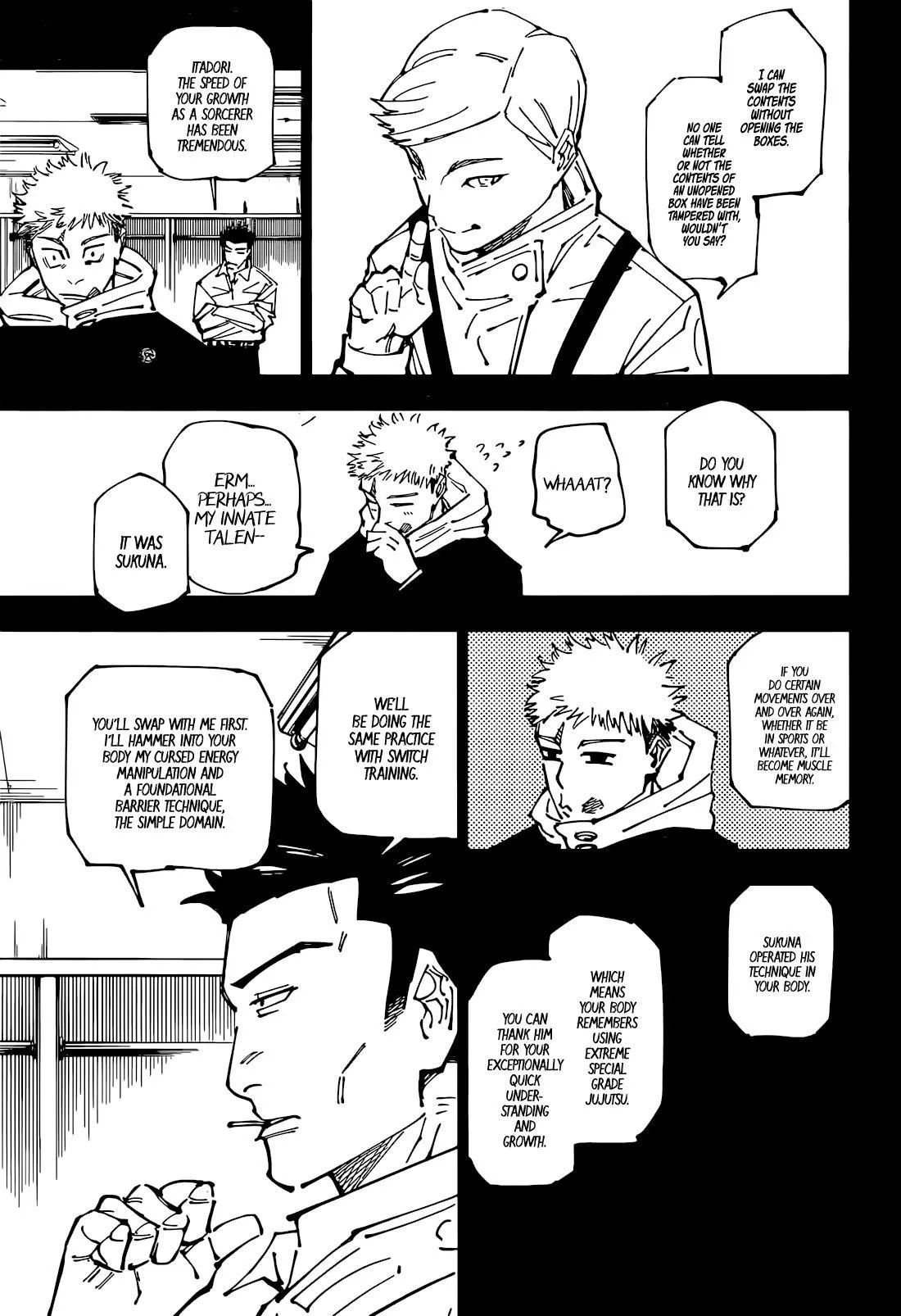 JUJUTSU KAISEN Chapter 258 page 8