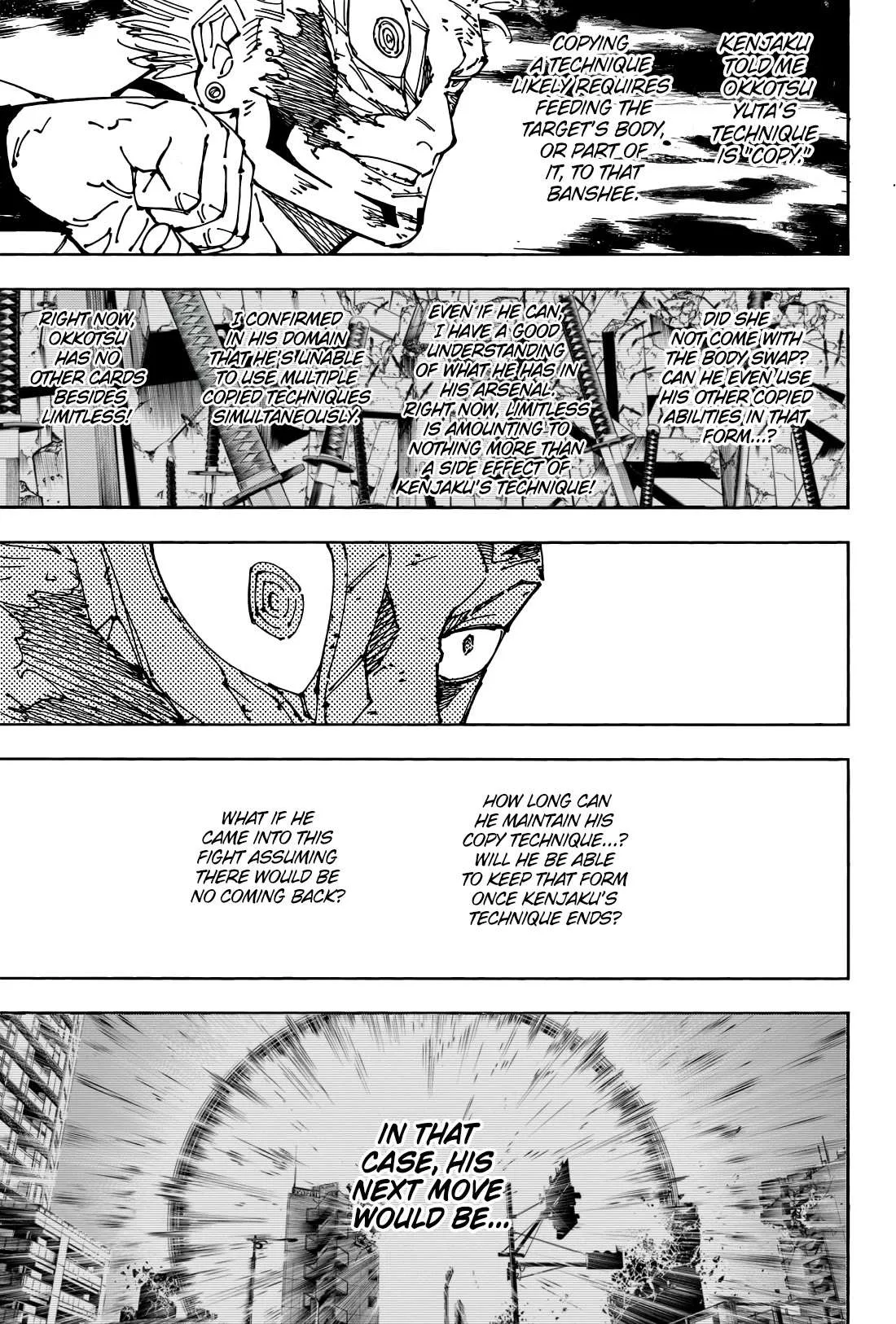 JUJUTSU KAISEN Chapter 262.5 page 9