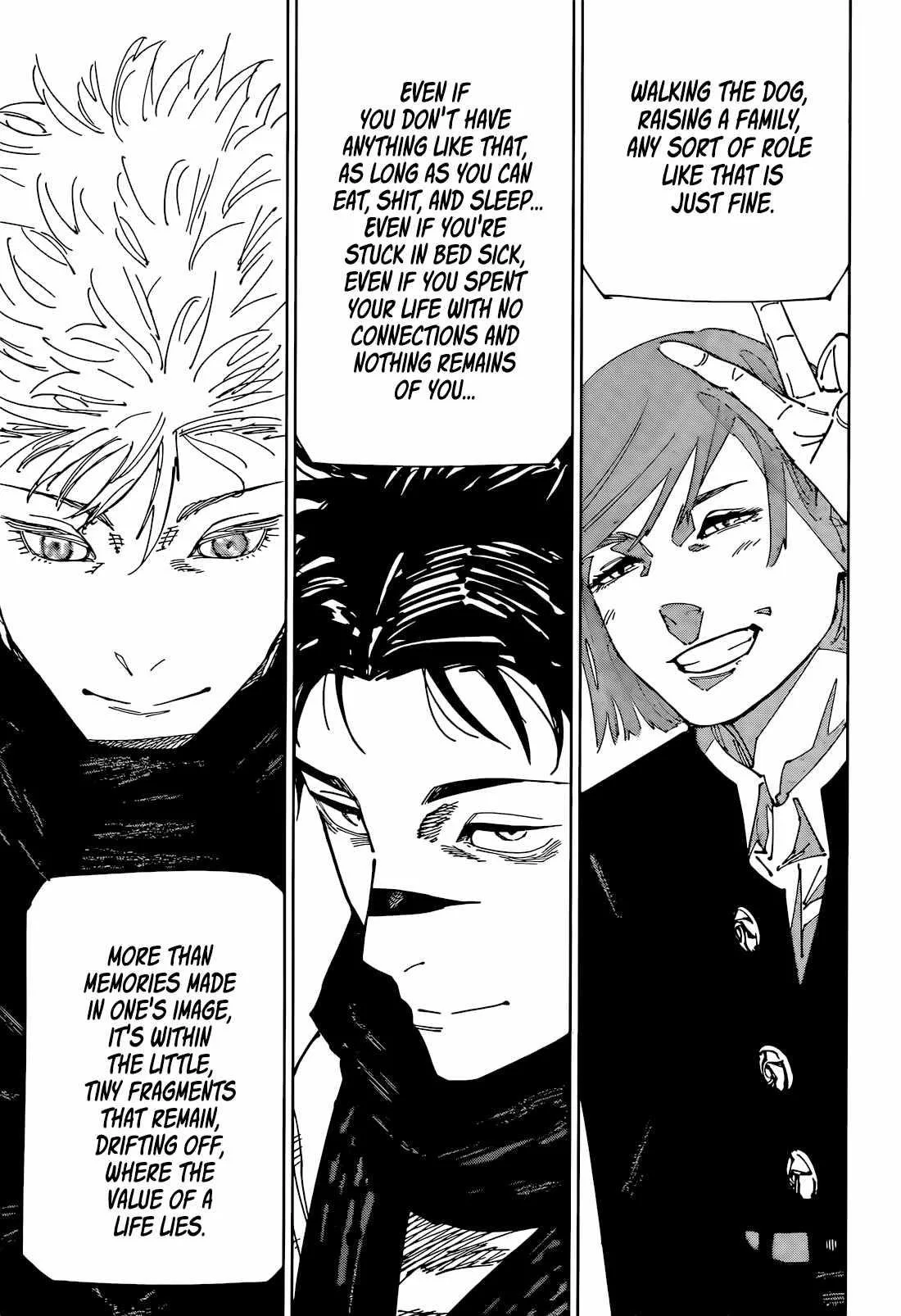 JUJUTSU KAISEN Chapter 265 page 14