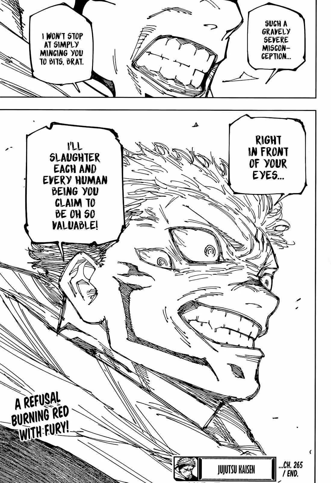 JUJUTSU KAISEN Chapter 265 page 20