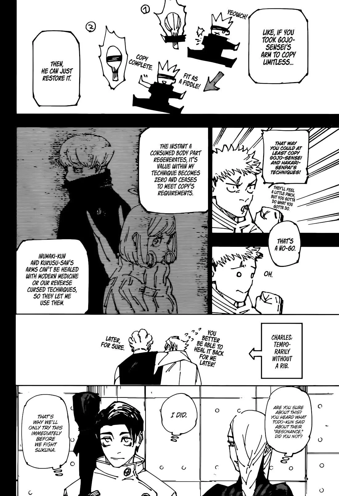 JUJUTSU KAISEN Chapter 267 page 7