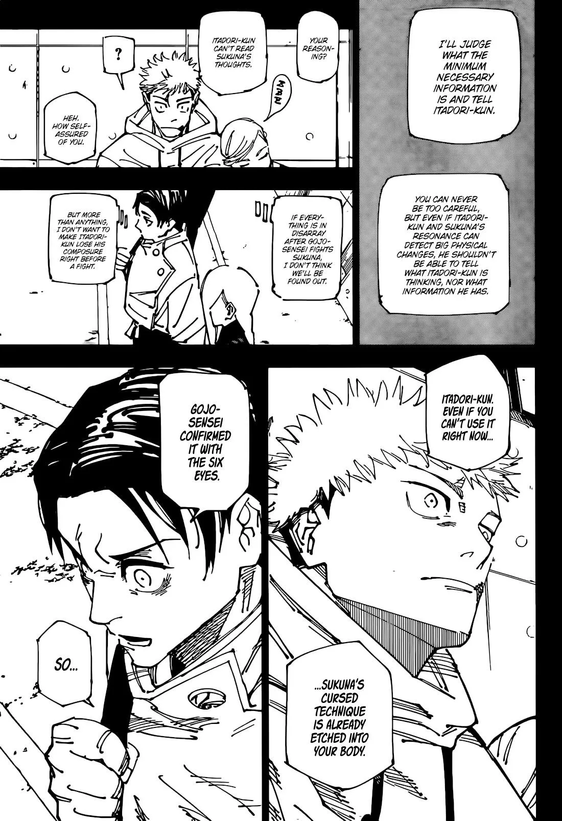 JUJUTSU KAISEN Chapter 267 page 8
