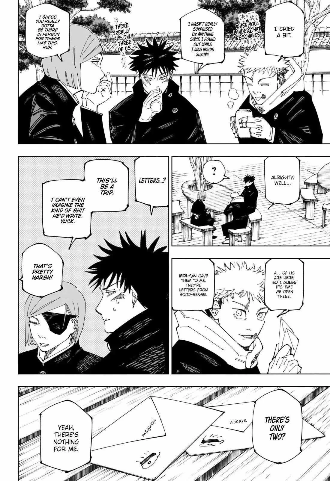 JUJUTSU KAISEN Chapter 268 page 14