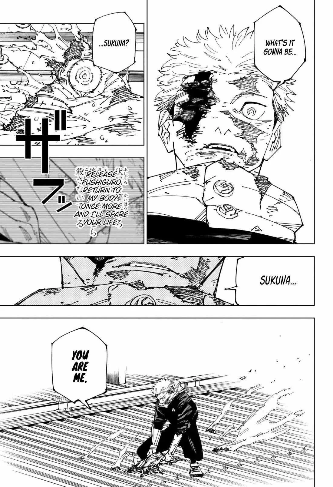 JUJUTSU KAISEN Chapter 268 page 7