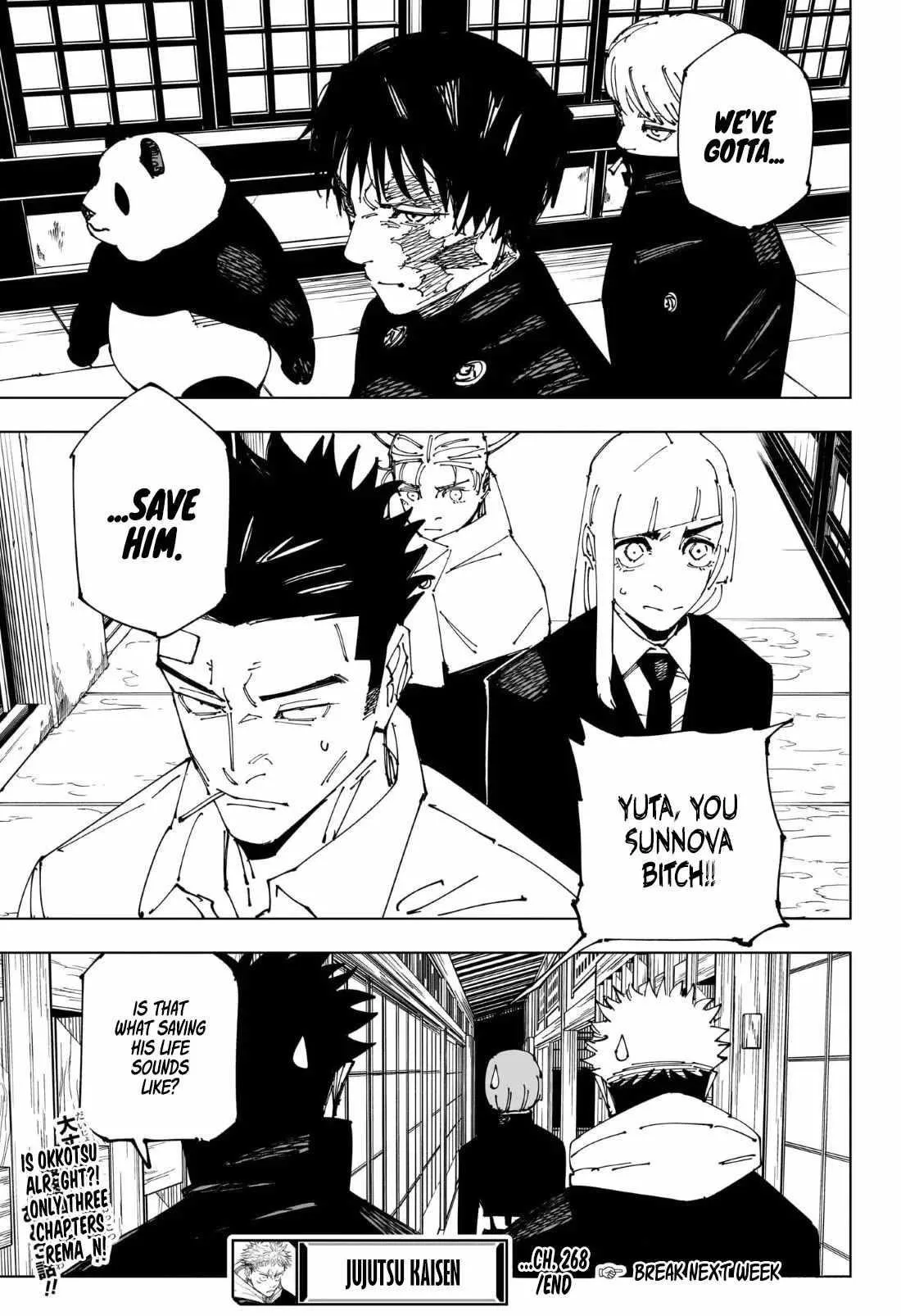 JUJUTSU KAISEN Chapter 268 page 19