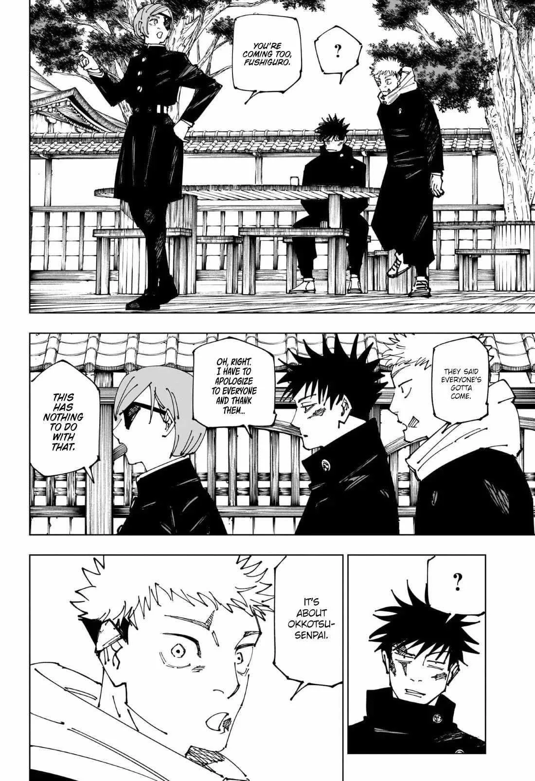 JUJUTSU KAISEN Chapter 268 page 18