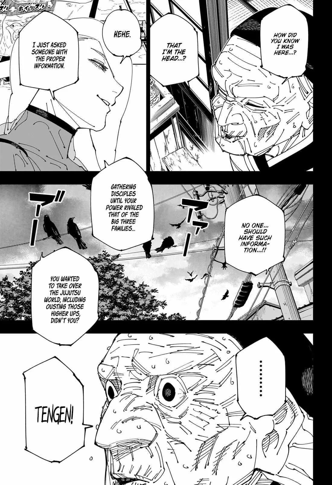 JUJUTSU KAISEN Chapter 269 page 18