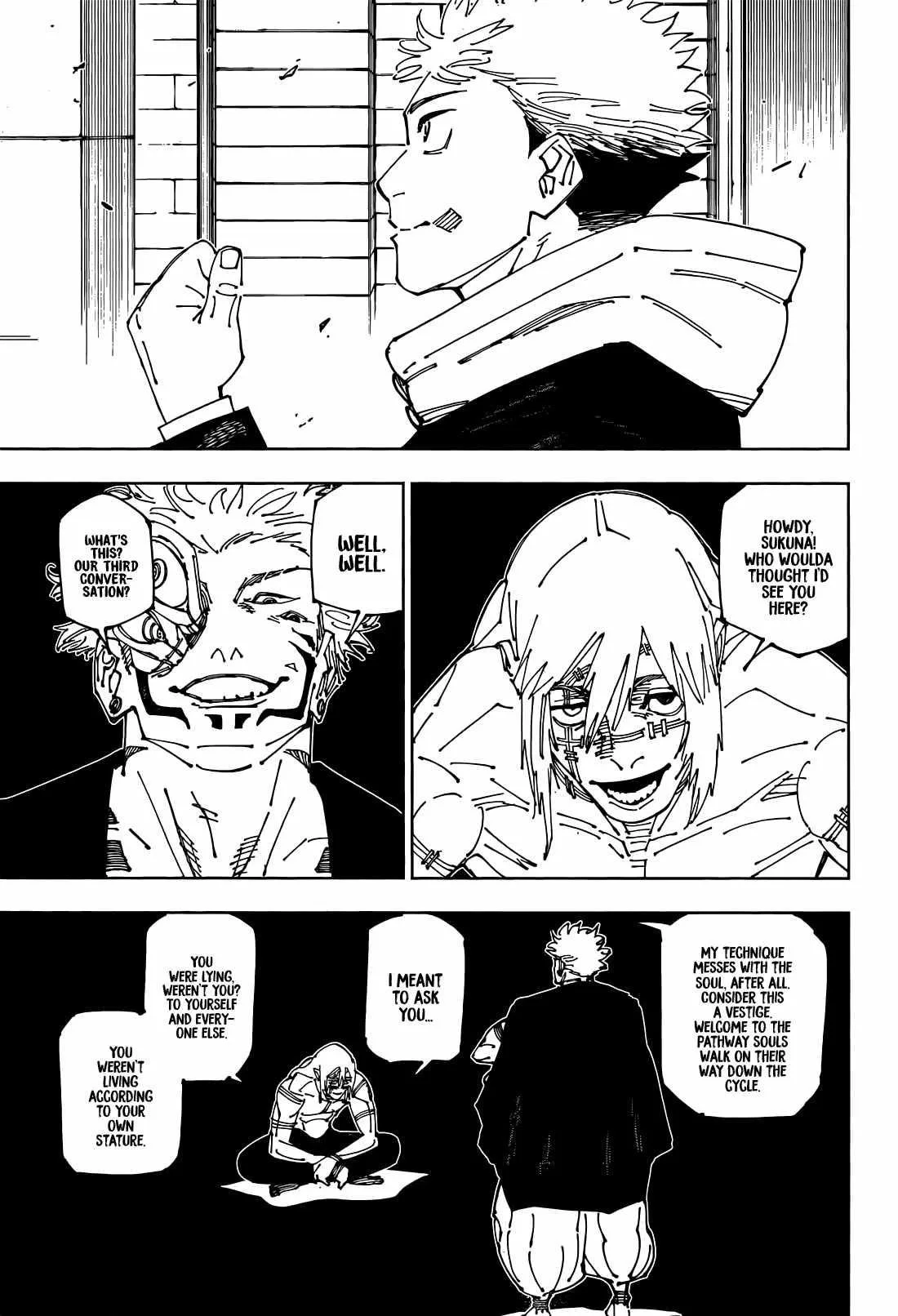 JUJUTSU KAISEN Chapter 271 page 17