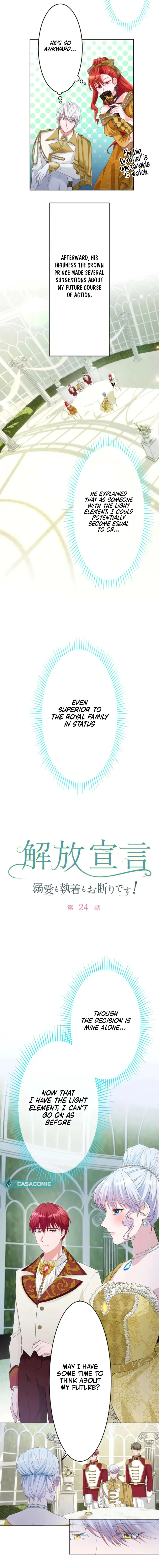 Kaihou Sengen – Dekiai mo Shuuchaku mo Okotowari desu! Chapter 24 page 4