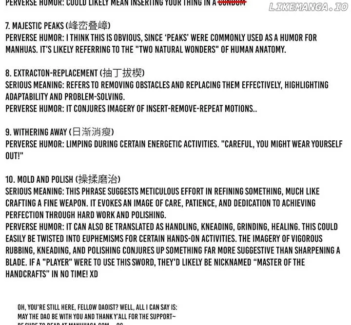 Keep A Low Profile, Sect Leader Chapter 444 page 132
