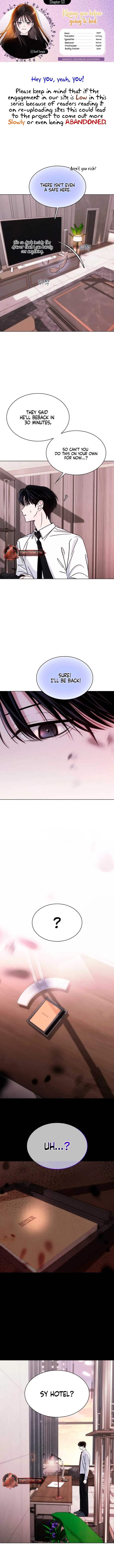KISSING YOU BEFORE GOING TO BED Chapter 53 page 2