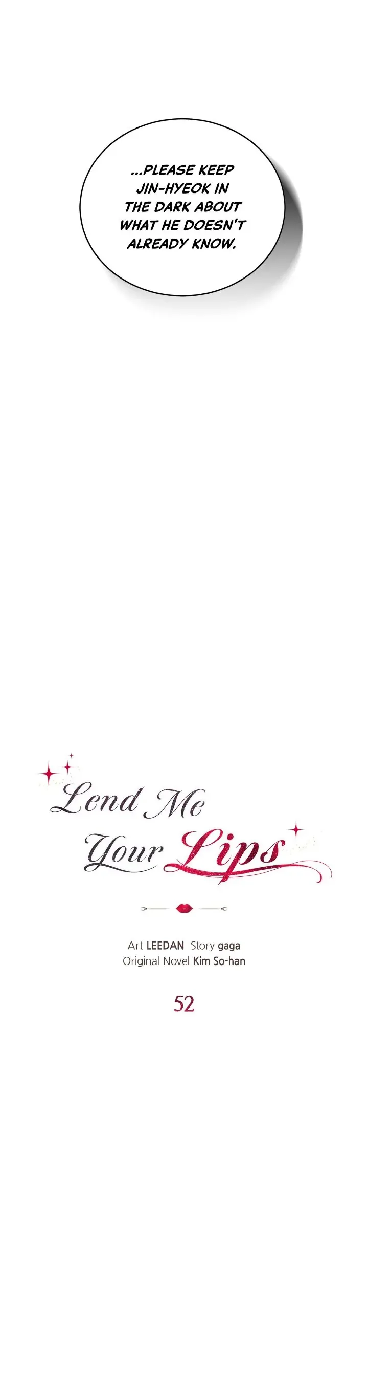 Lend Me Your Lips Chapter 52 page 6