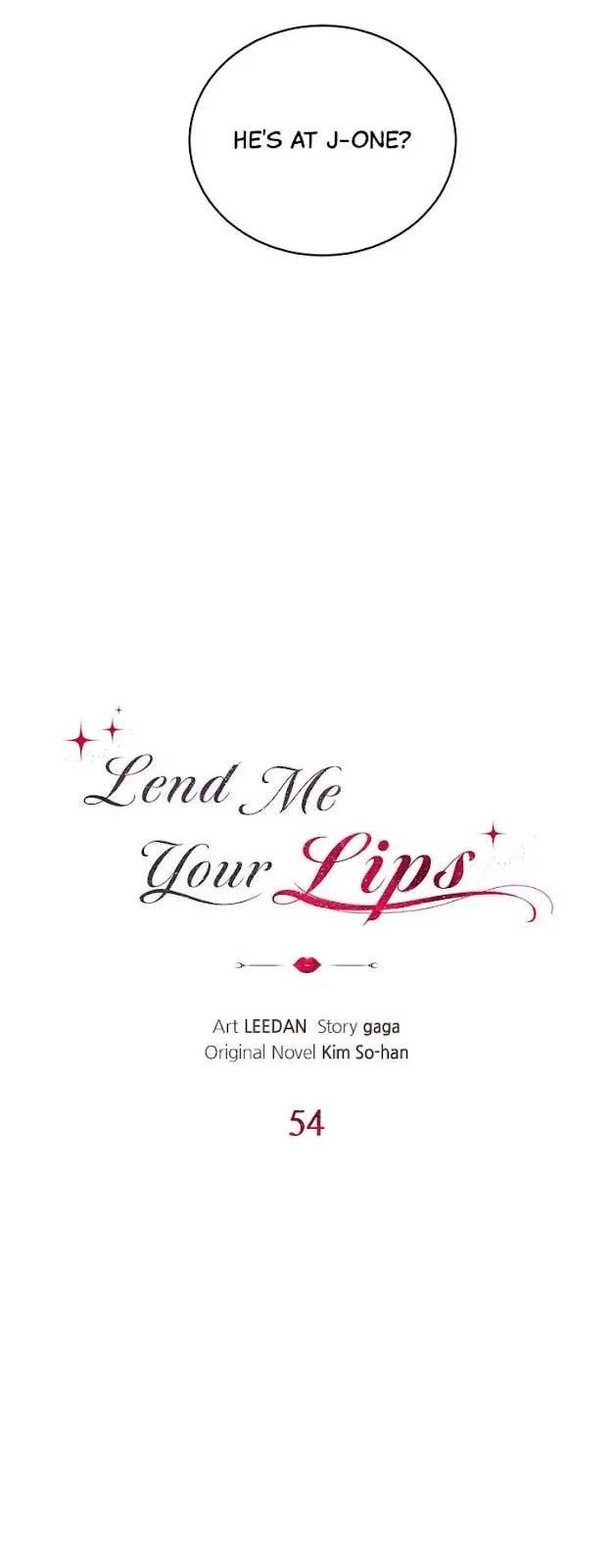 Lend Me Your Lips Chapter 54 page 4