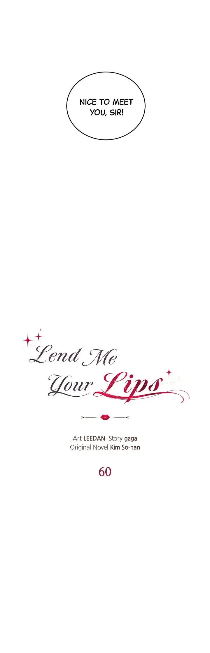 Lend Me Your Lips Chapter 60 page 3