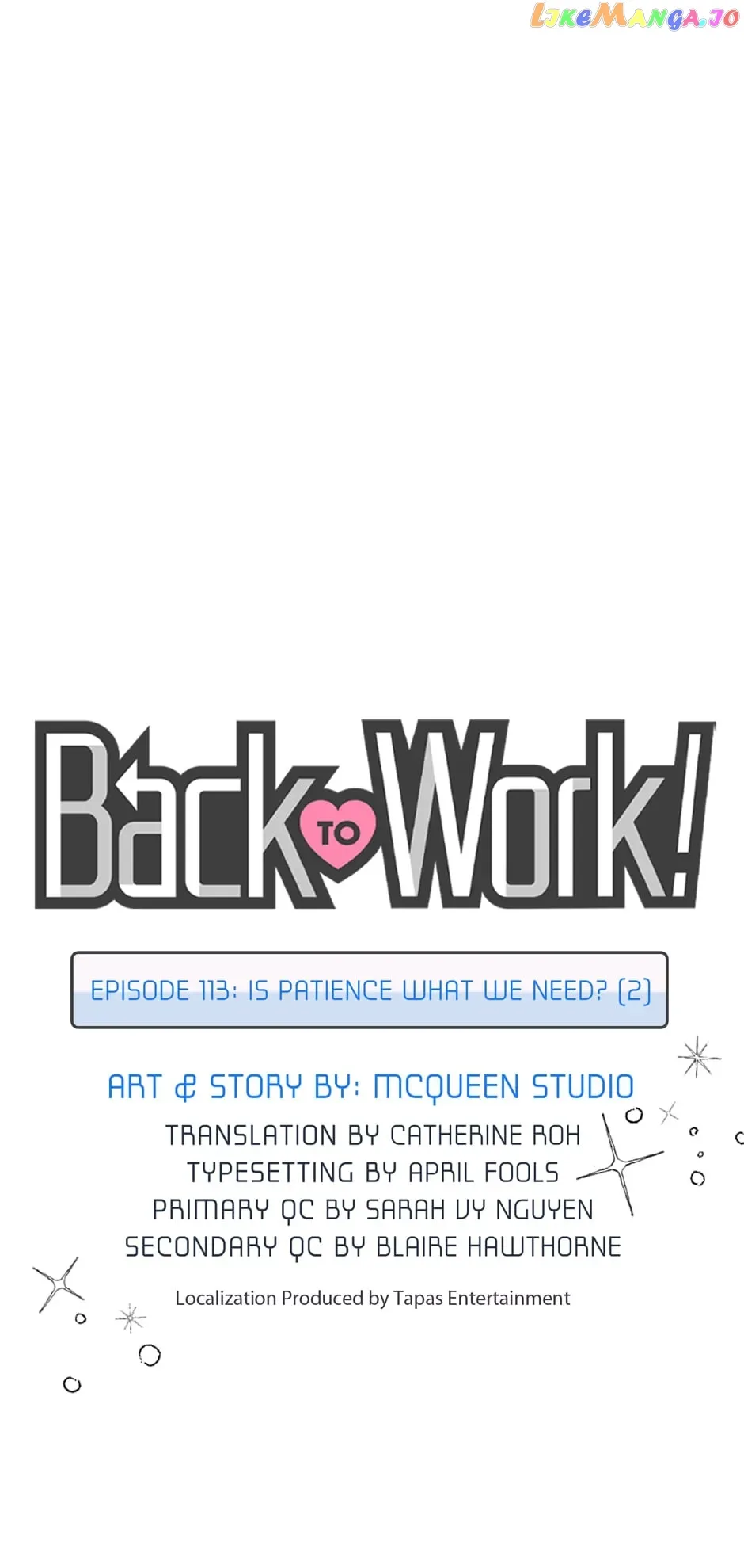 Let’s go to work tommorow! Chapter 113 page 20