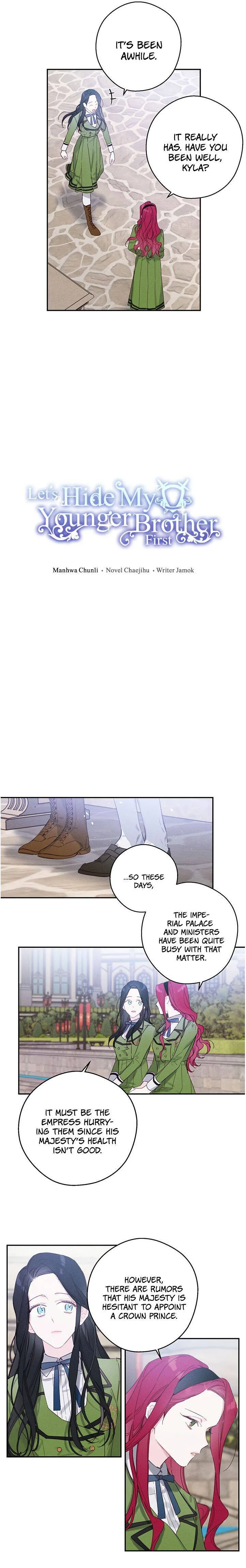 Let’s Hide My Younger Brother First Chapter 14 page 3