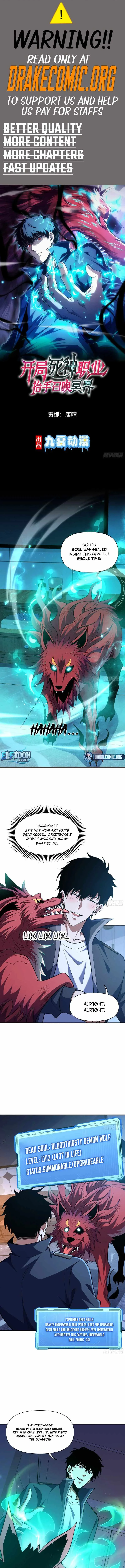 Starting as the Reaper: Raising My Hand to Summon the Netherworld Chapter 4 page 1
