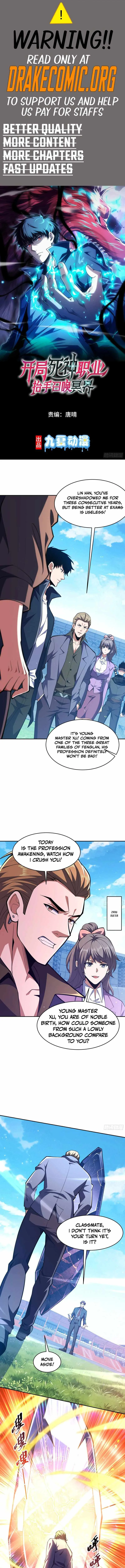 Starting as the Reaper: Raising My Hand to Summon the Netherworld Chapter 2 page 1