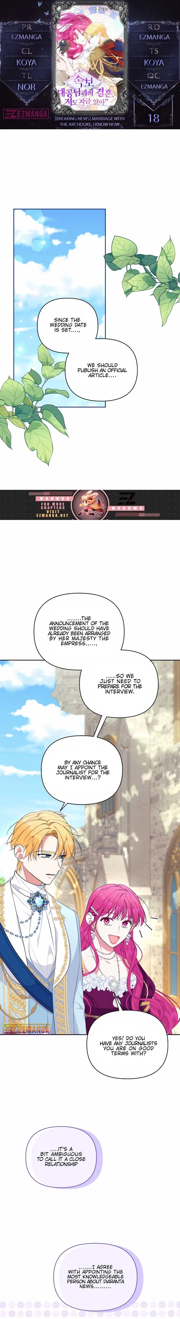 Marriage with the Archduke, I Know Now Chapter 18 page 2