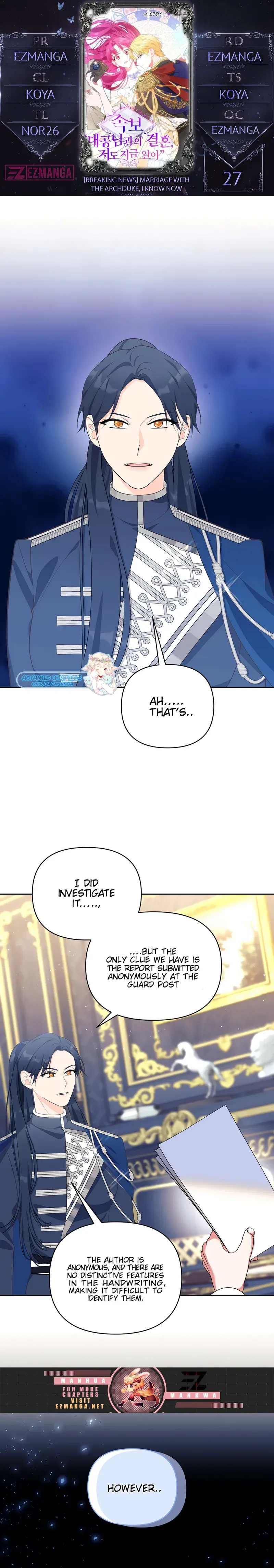 Marriage with the Archduke, I Know Now Chapter 27 page 2
