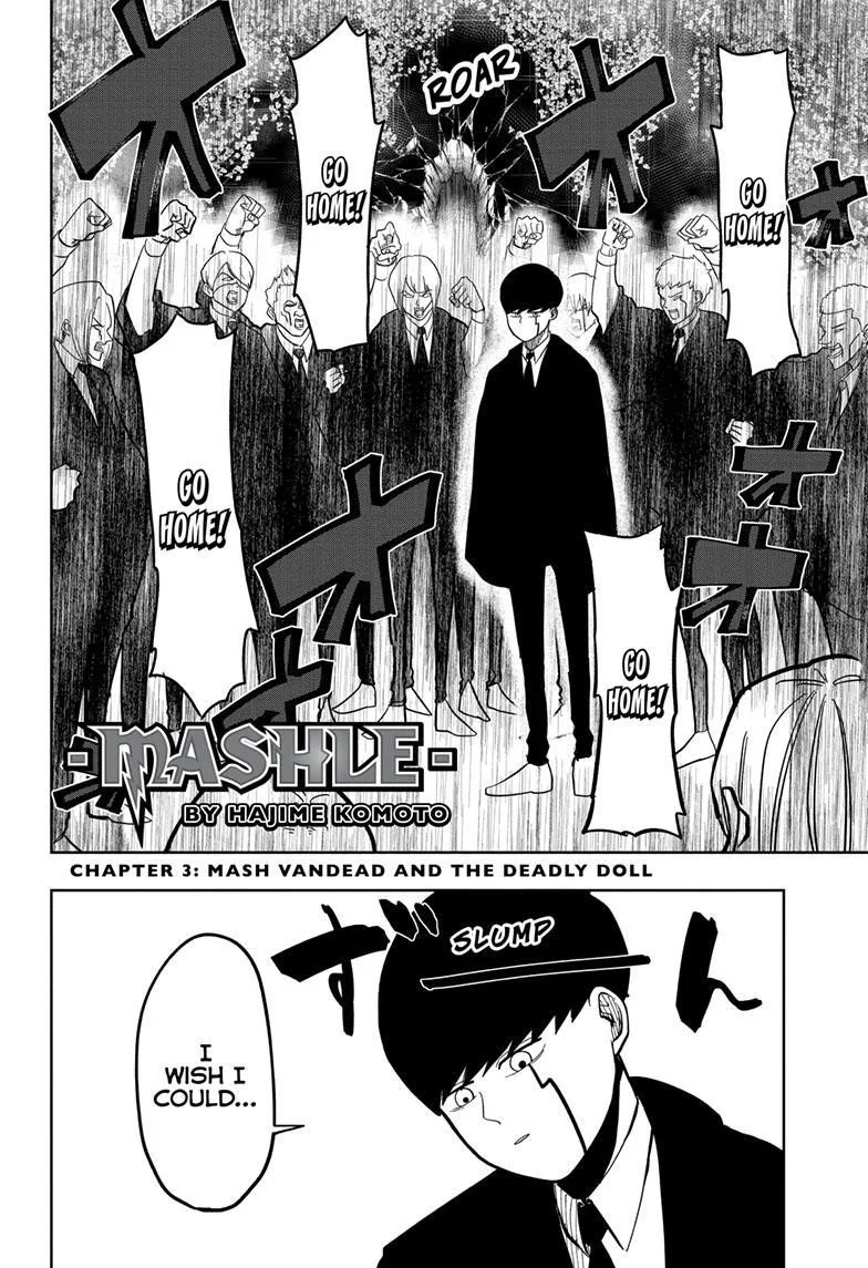Mashle Chapter 3 page 3