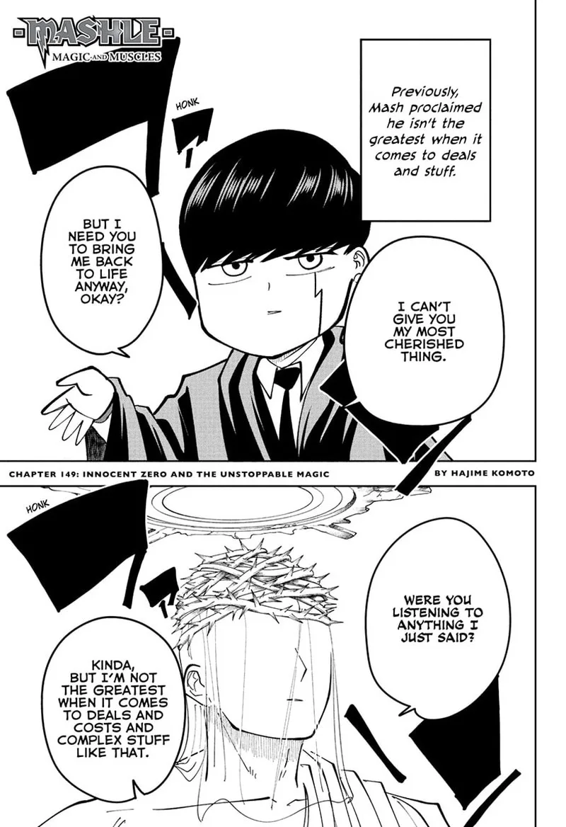 Mashle Chapter 149 page 2