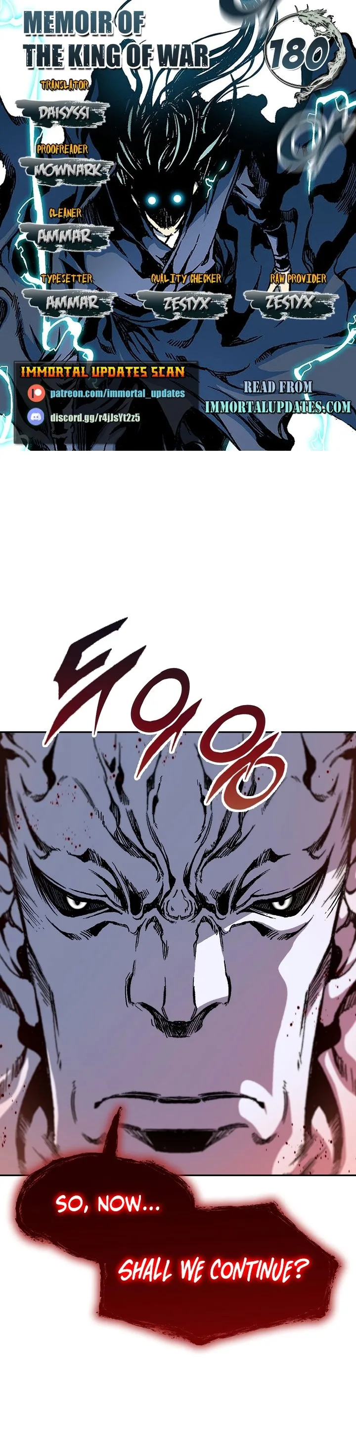 Memoir of the God of War Chapter 180 page 2