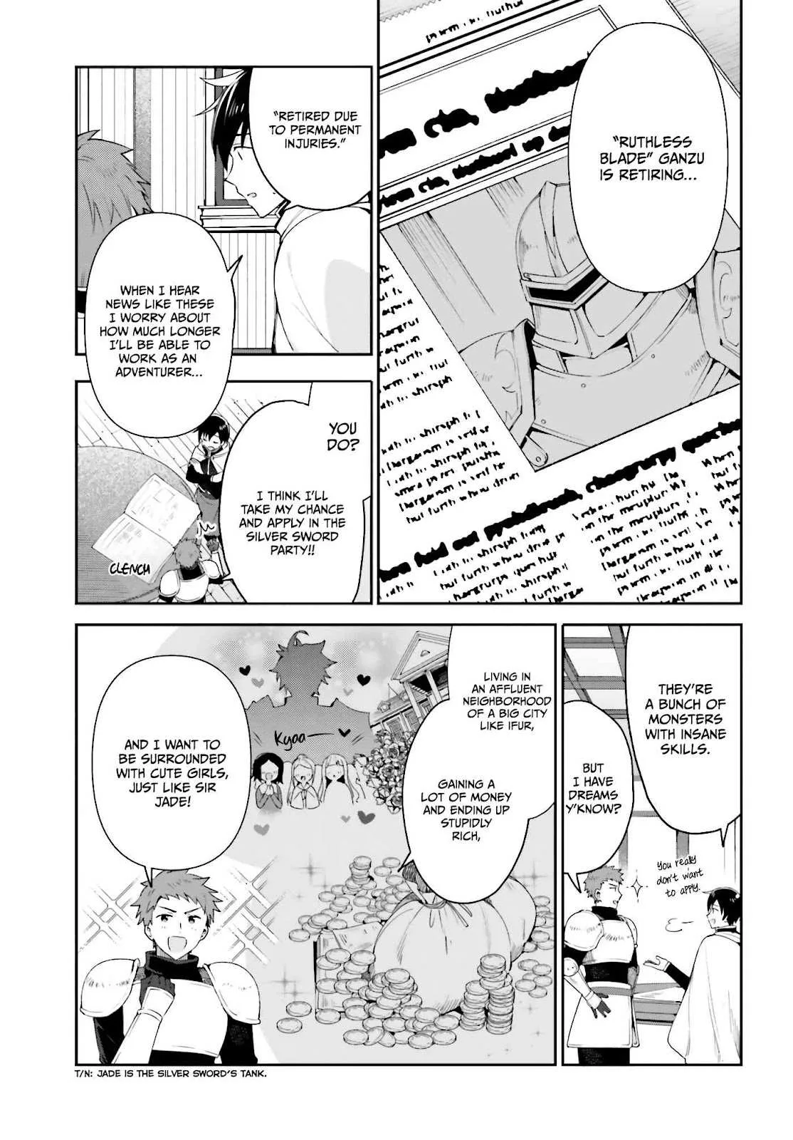 I’m the guild receptionist, but since I don’t want to work overtime, I think I’ll just solo the boss Chapter 2 page 6