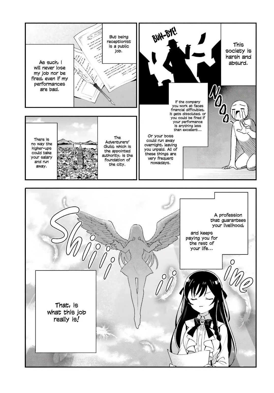 I’m the guild receptionist, but since I don’t want to work overtime, I think I’ll just solo the boss Chapter 2 page 10