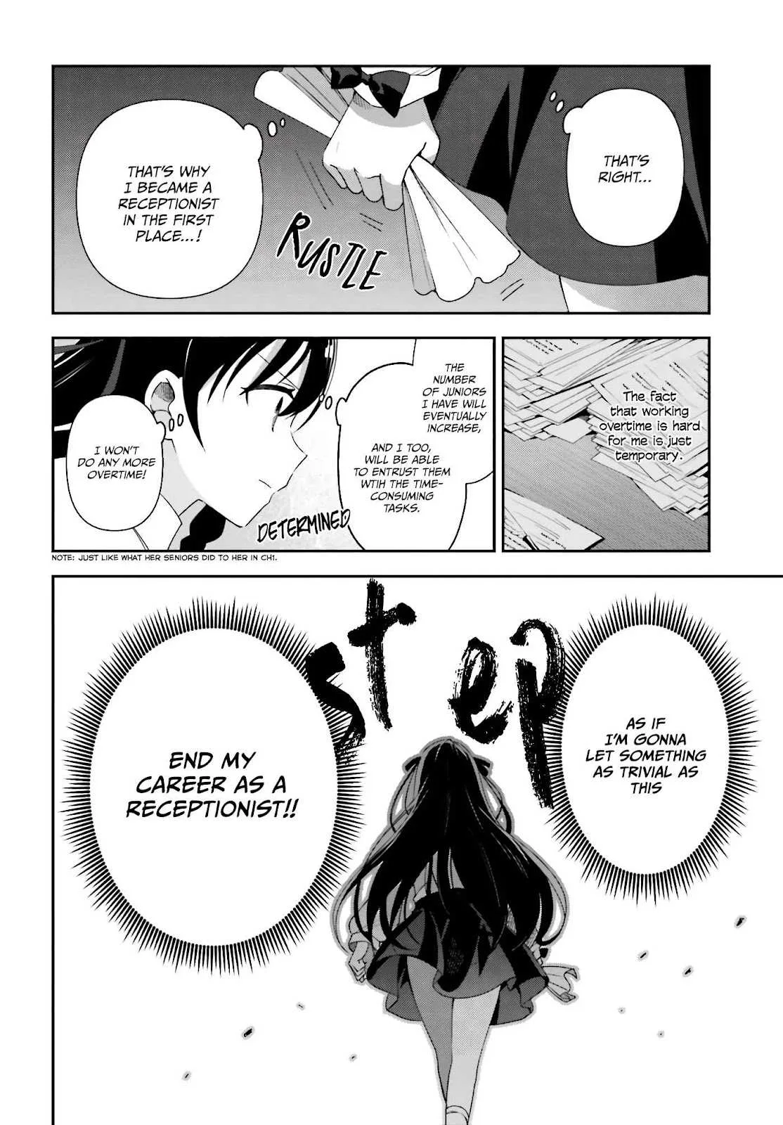 I’m the guild receptionist, but since I don’t want to work overtime, I think I’ll just solo the boss Chapter 2 page 11