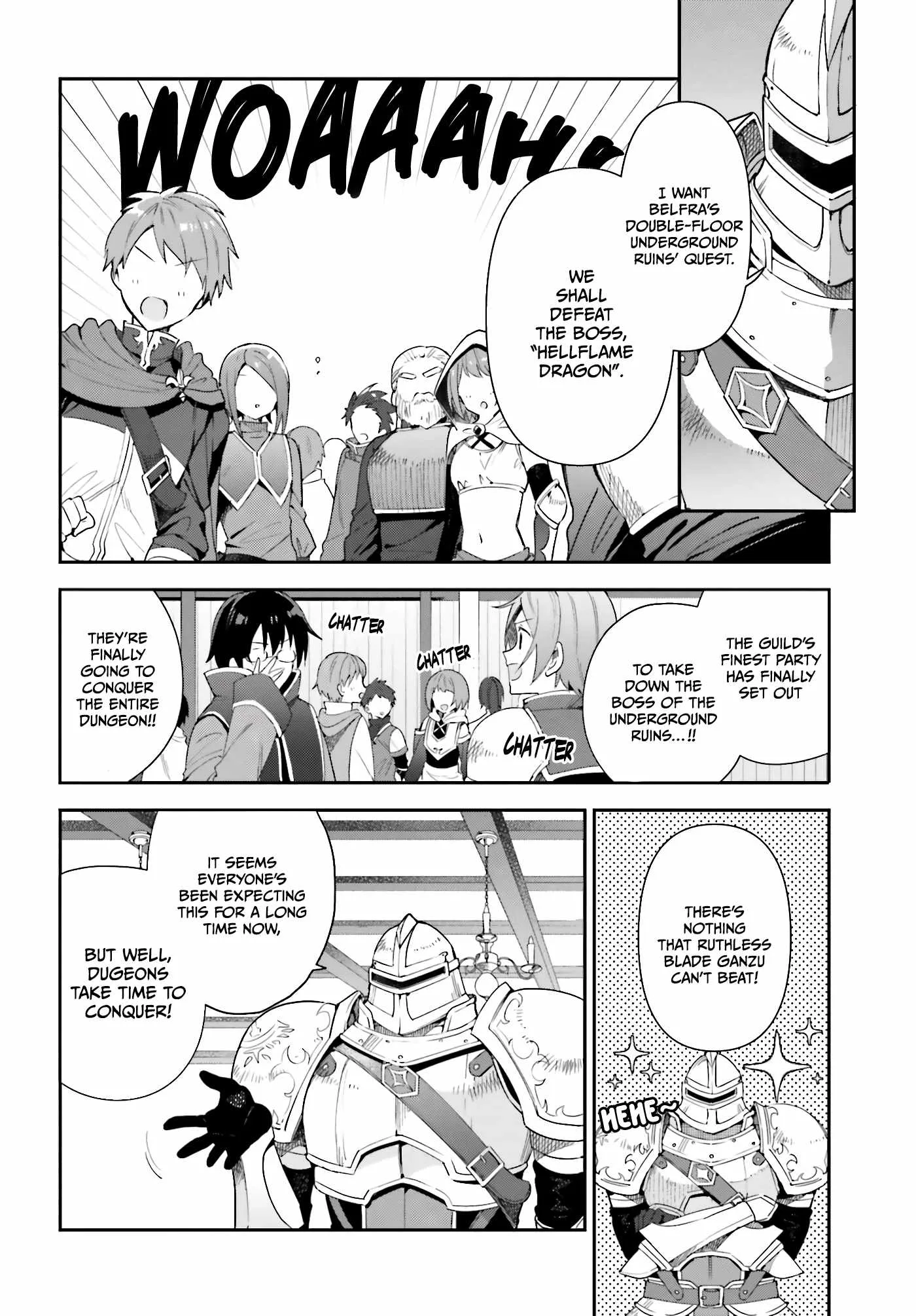 I’m the guild receptionist, but since I don’t want to work overtime, I think I’ll just solo the boss Chapter 1 page 8