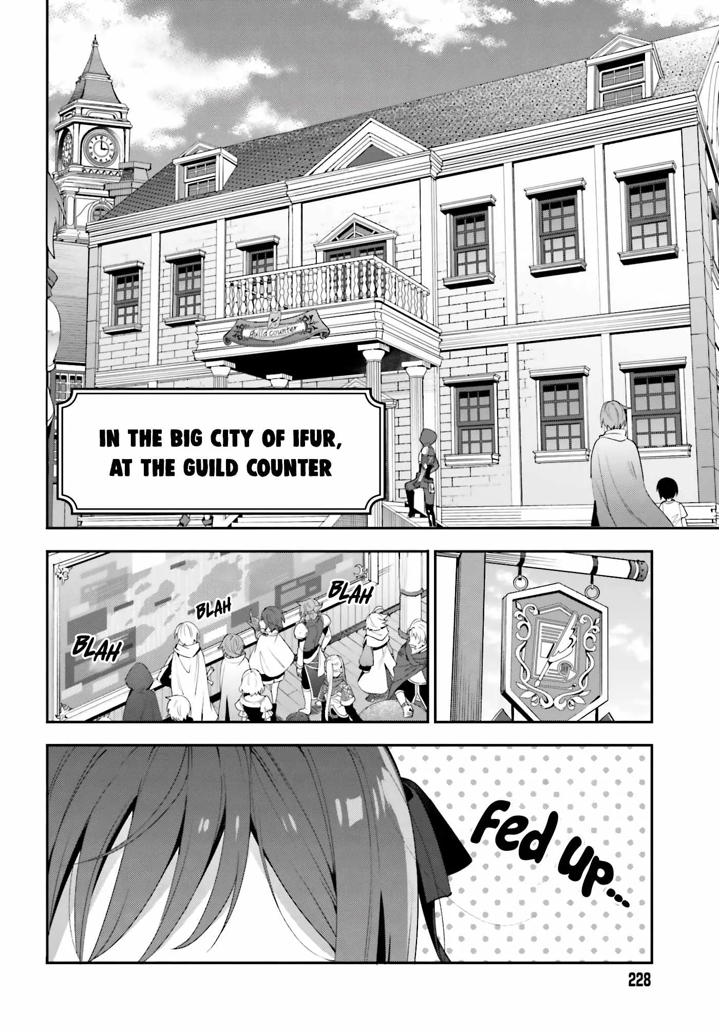I’m the guild receptionist, but since I don’t want to work overtime, I think I’ll just solo the boss Chapter 1 page 4